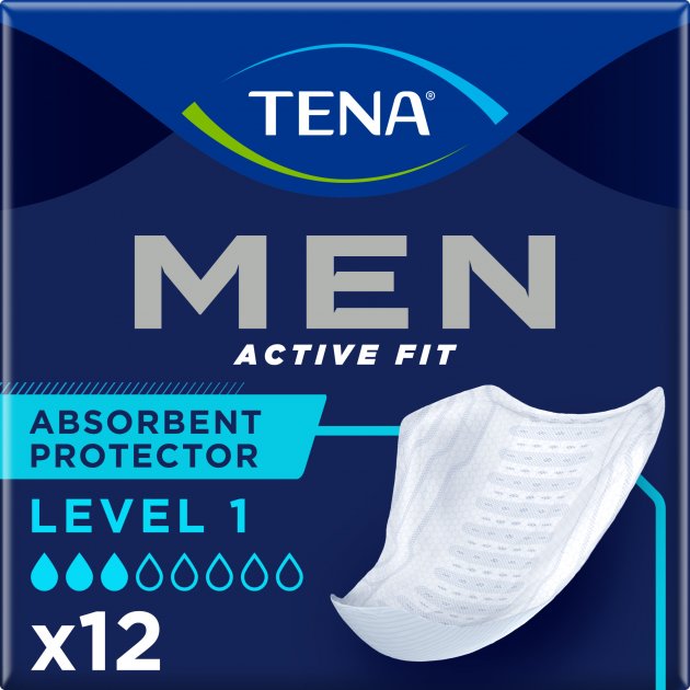 Урологічні прокладки для чоловіків Tena Men Active Fit Level 1 12 шт